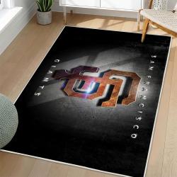MLB San Francisco Giants Area Rug Non-Slip Baseball Carpet Home Decor Gift Idea For Fans SFG159