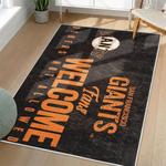 mlb san francisco giants area rug non slip baseball carpet home decor gift idea for fans living room sfg16
