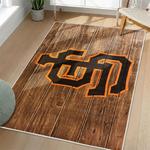 mlb san francisco giants area rug non slip baseball carpet home decor gift idea for fans living room sfg163