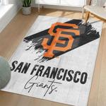 mlb san francisco giants area rug non slip baseball carpet home decor gift idea for fans living room sfg164