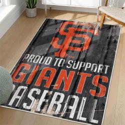MLB San Francisco Giants Area Rug Non-Slip Baseball Carpet Home Decor Gift Idea For Fans SFG166