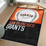mlb san francisco giants area rug non slip baseball carpet home decor gift idea for fans living room sfg173