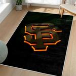 mlb san francisco giants area rug non slip baseball carpet home decor gift idea for fans living room sfg174