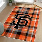 mlb san francisco giants area rug non slip baseball carpet home decor gift idea for fans living room sfg181