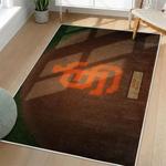 mlb san francisco giants area rug non slip baseball carpet home decor gift idea for fans living room sfg186