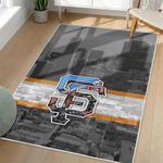 mlb san francisco giants area rug non slip baseball carpet home decor gift idea for fans living room sfg22