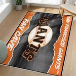 mlb san francisco giants area rug non slip baseball carpet home decor gift idea for fans living room sfg24