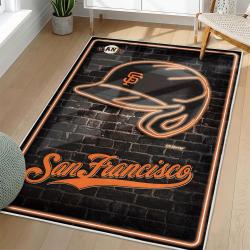 MLB San Francisco Giants Area Rug Non-Slip Baseball Carpet Home Decor Gift Idea For Fans SFG29