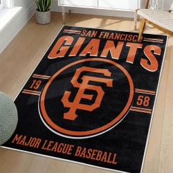 MLB San Francisco Giants Area Rug Non-Slip Baseball Carpet Home Decor Gift Idea For Fans SFG33
