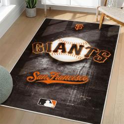 MLB San Francisco Giants Area Rug Non-Slip Baseball Carpet Home Decor Gift Idea For Fans SFG40