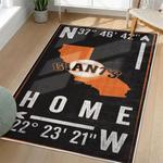 mlb san francisco giants area rug non slip baseball carpet home decor gift idea for fans living room sfg41