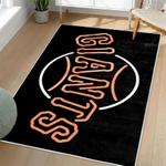 mlb san francisco giants area rug non slip baseball carpet home decor gift idea for fans living room sfg45