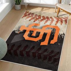 MLB San Francisco Giants Area Rug Non-Slip Baseball Carpet Home Decor Gift Idea For Fans SFG48