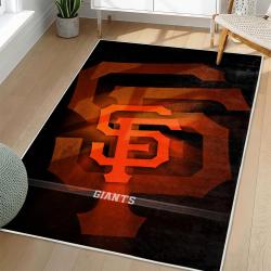 MLB San Francisco Giants Area Rug Non-Slip Baseball Carpet Home Decor Gift Idea For Fans SFG56