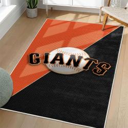 MLB San Francisco Giants Area Rug Non-Slip Baseball Carpet Home Decor Gift Idea For Fans SFG58