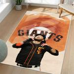 mlb san francisco giants area rug non slip baseball carpet home decor gift idea for fans living room sfg64