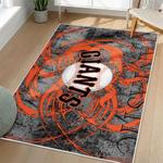 mlb san francisco giants area rug non slip baseball carpet home decor gift idea for fans living room sfg71