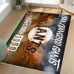 MLB San Francisco Giants Area Rug Non-Slip Baseball Carpet Home Decor Gift Idea For Fans SFG91