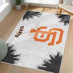 mlb san francisco giants area rug non slip baseball carpet home decor gift idea for fans living room sfg96