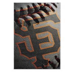 mlb san francisco giants area rug non slip baseball carpet home decor gift idea for fans sfg10