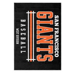 mlb san francisco giants area rug non slip baseball carpet home decor gift idea for fans sfg110