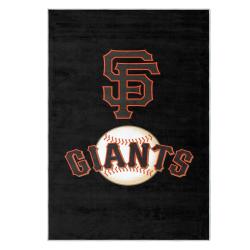 mlb san francisco giants area rug non slip baseball carpet home decor gift idea for fans sfg111