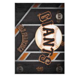 mlb san francisco giants area rug non slip baseball carpet home decor gift idea for fans sfg117
