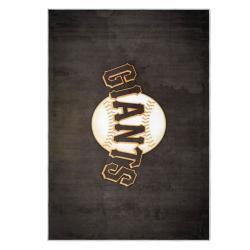 mlb san francisco giants area rug non slip baseball carpet home decor gift idea for fans sfg13