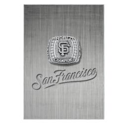 mlb san francisco giants area rug non slip baseball carpet home decor gift idea for fans sfg133
