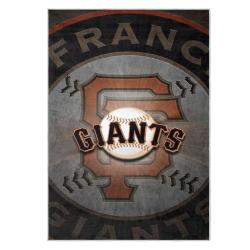 mlb san francisco giants area rug non slip baseball carpet home decor gift idea for fans sfg14