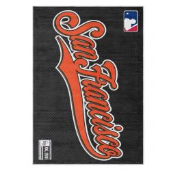 mlb san francisco giants area rug non slip baseball carpet home decor gift idea for fans sfg145