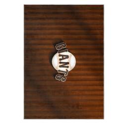 mlb san francisco giants area rug non slip baseball carpet home decor gift idea for fans sfg148