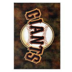 mlb san francisco giants area rug non slip baseball carpet home decor gift idea for fans sfg152