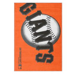 mlb san francisco giants area rug non slip baseball carpet home decor gift idea for fans sfg155