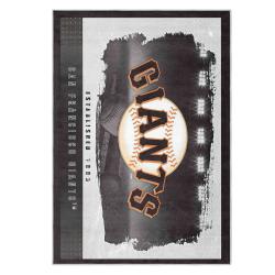 mlb san francisco giants area rug non slip baseball carpet home decor gift idea for fans sfg158