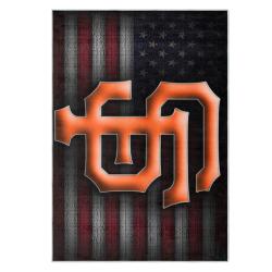 mlb san francisco giants area rug non slip baseball carpet home decor gift idea for fans sfg162