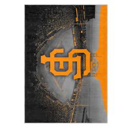 mlb san francisco giants area rug non slip baseball carpet home decor gift idea for fans sfg169