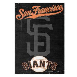 mlb san francisco giants area rug non slip baseball carpet home decor gift idea for fans sfg17
