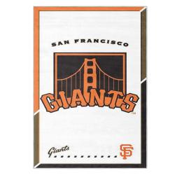 mlb san francisco giants area rug non slip baseball carpet home decor gift idea for fans sfg171