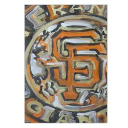 mlb san francisco giants area rug non slip baseball carpet home decor gift idea for fans sfg180