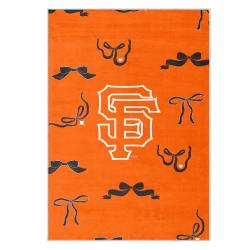 mlb san francisco giants area rug non slip baseball carpet home decor gift idea for fans sfg184