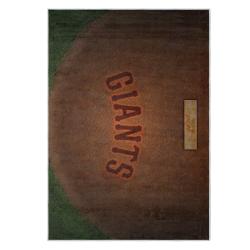 mlb san francisco giants area rug non slip baseball carpet home decor gift idea for fans sfg187