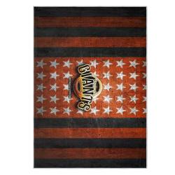 mlb san francisco giants area rug non slip baseball carpet home decor gift idea for fans sfg192