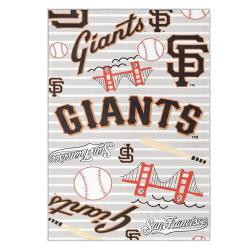 mlb san francisco giants area rug non slip baseball carpet home decor gift idea for fans sfg193