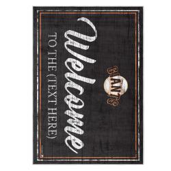 mlb san francisco giants area rug non slip baseball carpet home decor gift idea for fans sfg195