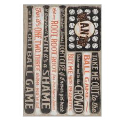 mlb san francisco giants area rug non slip baseball carpet home decor gift idea for fans sfg198