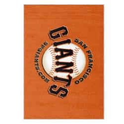 mlb san francisco giants area rug non slip baseball carpet home decor gift idea for fans sfg200