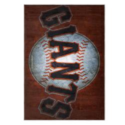 mlb san francisco giants area rug non slip baseball carpet home decor gift idea for fans sfg201