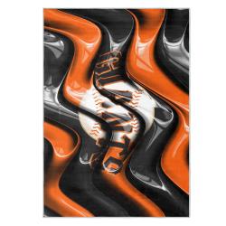 mlb san francisco giants area rug non slip baseball carpet home decor gift idea for fans sfg202