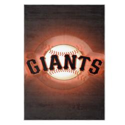 mlb san francisco giants area rug non slip baseball carpet home decor gift idea for fans sfg26
